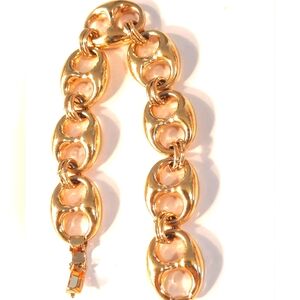 Elegantgucci  Style Links Design Gold Tone Link Bracelet